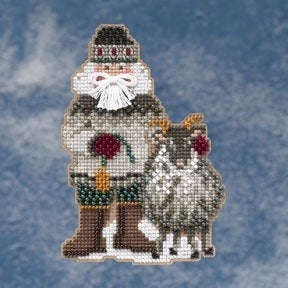 Mill Hill Greenland Santa Cross Stitch Kit 2009 Arctic Circle Santas  MH209301