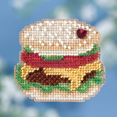 Mill Hill Hamburger Cross Stitch Kit MH181811
