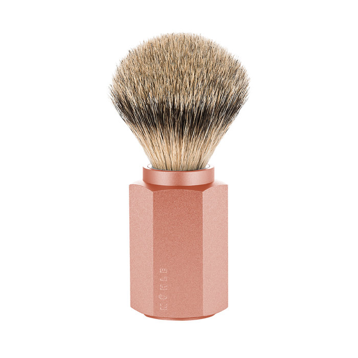 MÜHLE HEXAGON Shaving Brush, Silvertip Badger, Sunrise