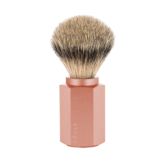 MÜHLE HEXAGON Shaving Brush, Silvertip Badger, Sunrise