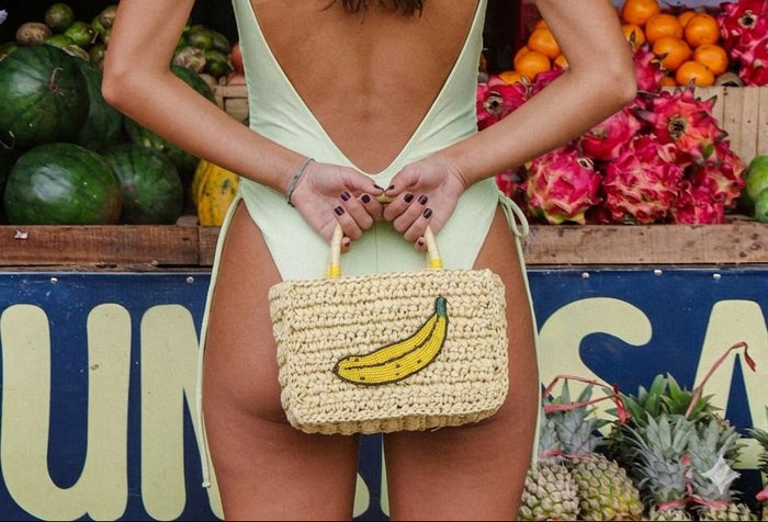 Muz Mini Tote Çanta