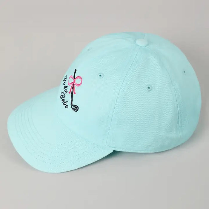 New Birdie Babe Golf Club Ribbon Embroidery Cap