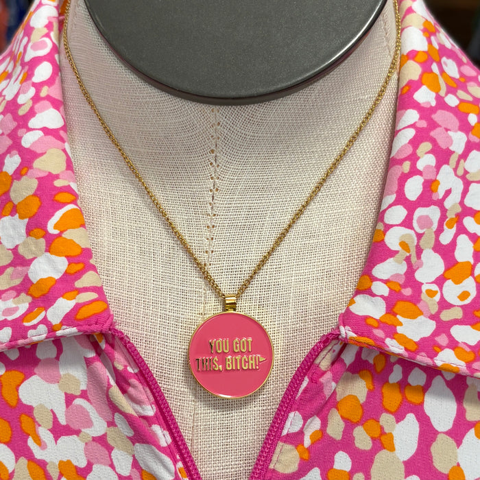 New Birdie Girl Ball Marker Necklace