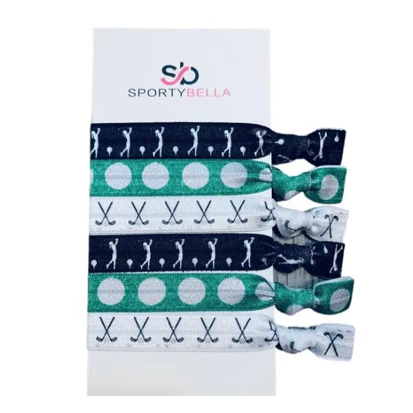 New Born to Rally Golf Hair Ties