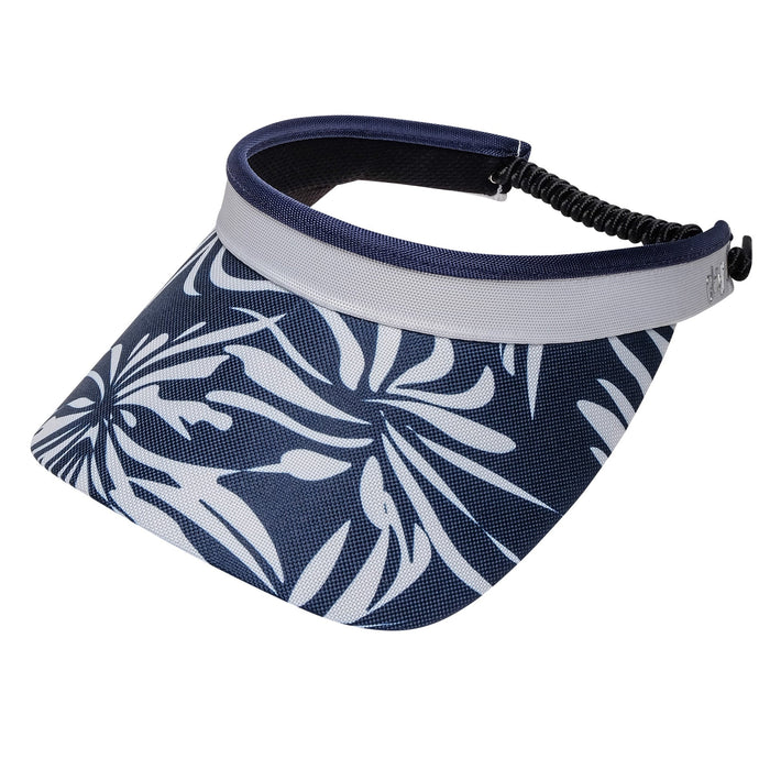 New Glove It Island Breeze Print And Solid Coil Visor
