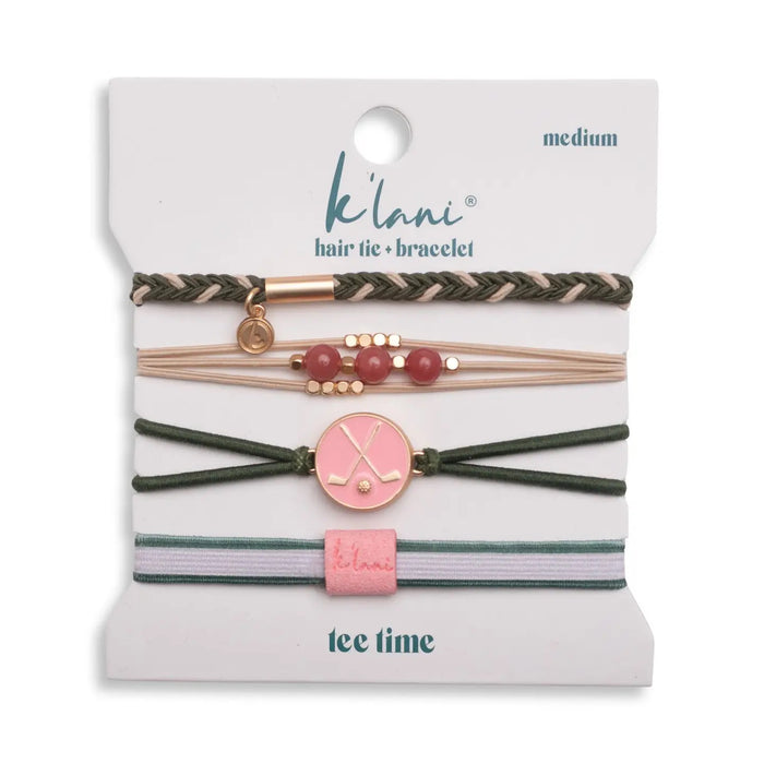 New K'lani Tee Time Hair Tie Bracelets