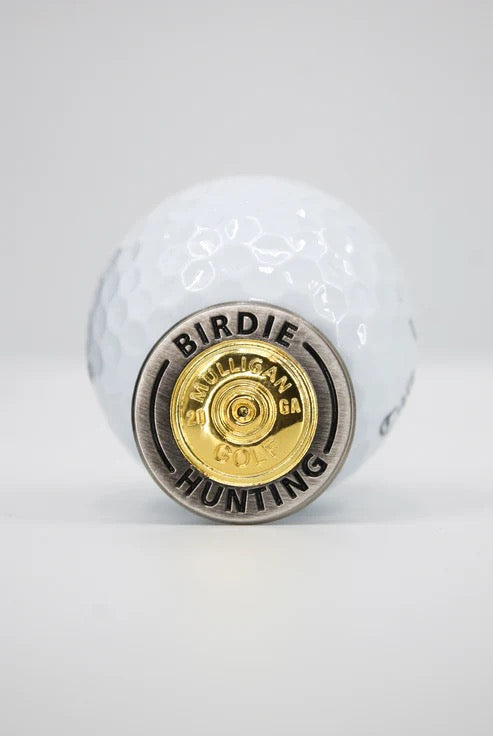 New Mulligan Hooligan Birdie Hunting Ball Marker & Hat Clip