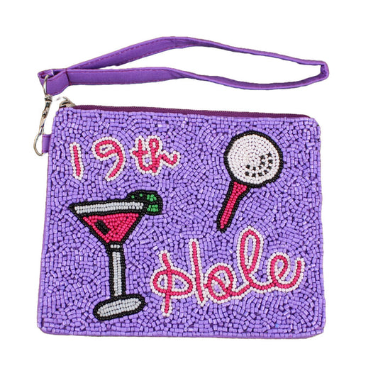 New Purple 19th Hole Beaddie Bag