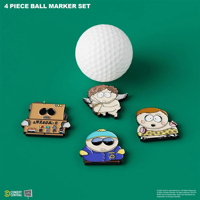 New PuttBuddies South Park Best Of Cartman Ball Marker Set