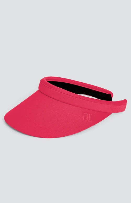 New Tail Activewear Samantha Visor - Wild Cherry MSP$29