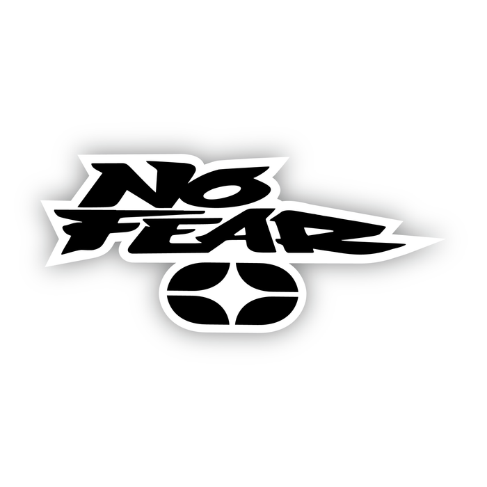 No Fear Sticker Staple Black 2