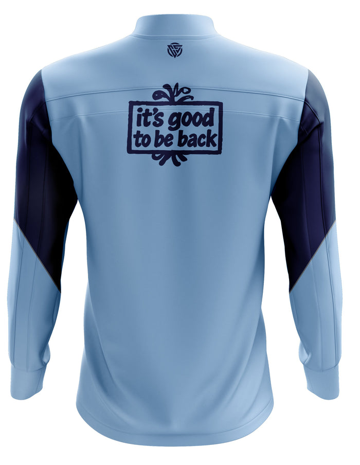 Oasis Inspired DUBLIN Sky Blue “Live Forever” Track top