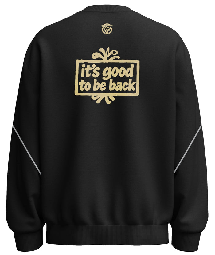 Oasis Inspired MAYO BLACK/GOLD “Live Forever” Sweatshirt