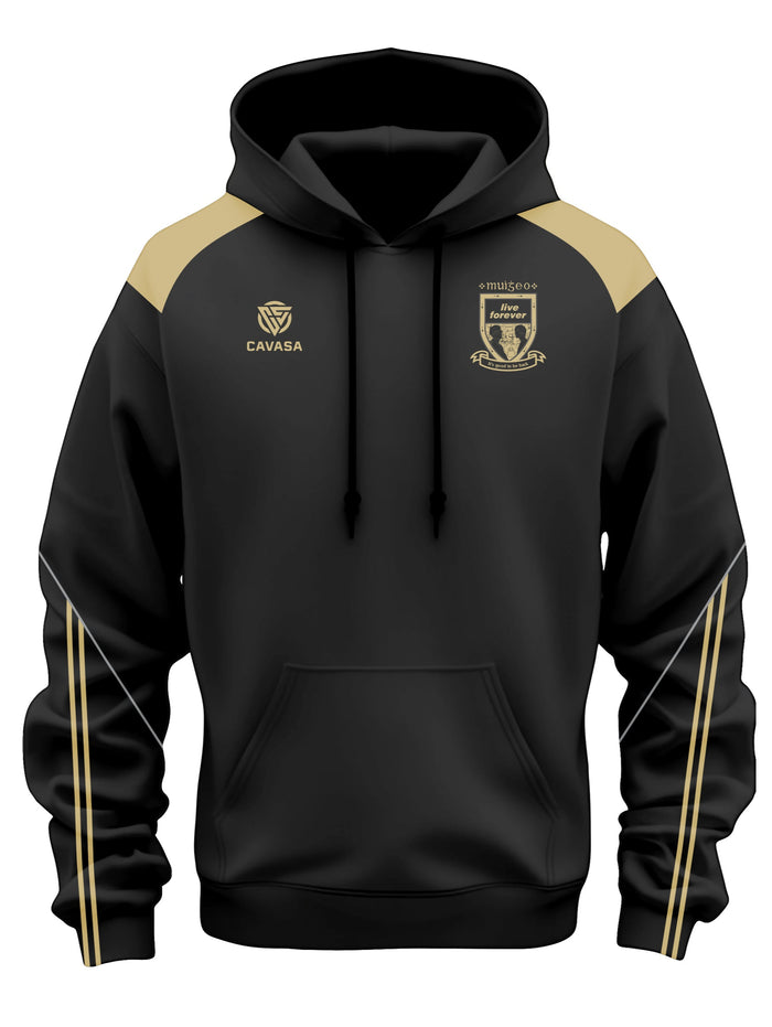 Oasis MANIA Inspired  MAYO BLACK/GOLD “Live Forever” Hoodie