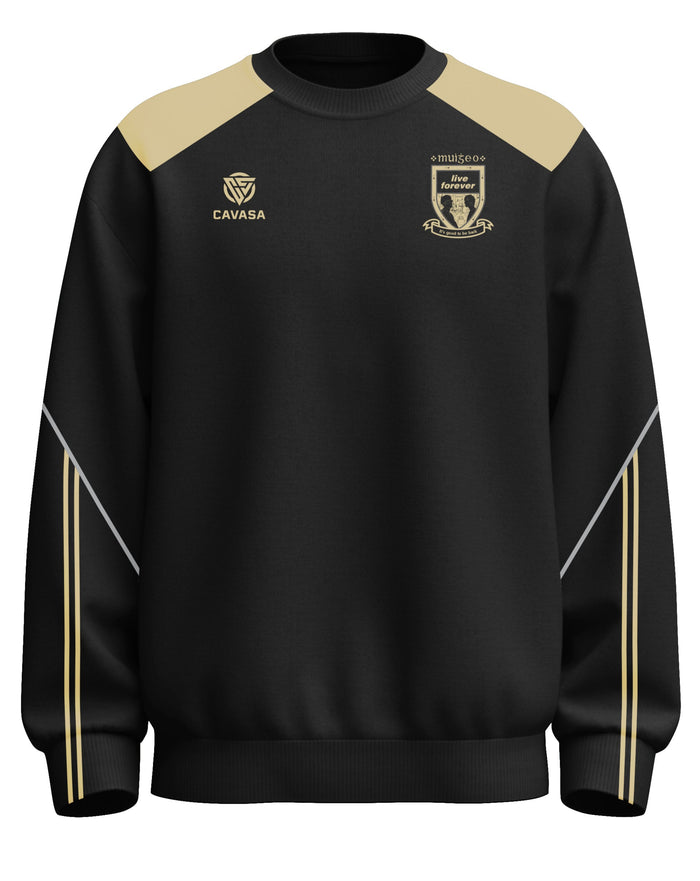 Oasis MANIA Inspired  MAYO BLACK/GOLD “Live Forever” Sweatshirt