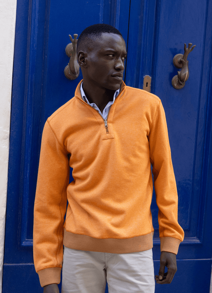Onamia Reversible 1/4 Zip - Orange - 15550-83204 - Hammer Made