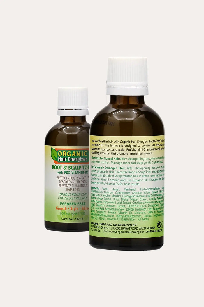 ORGANIC HAIR ENERGIZER ROOT & SCALP TONIC WITH PRO VITAMIN B5 1.69oz - BSW BEAUTY CANADA