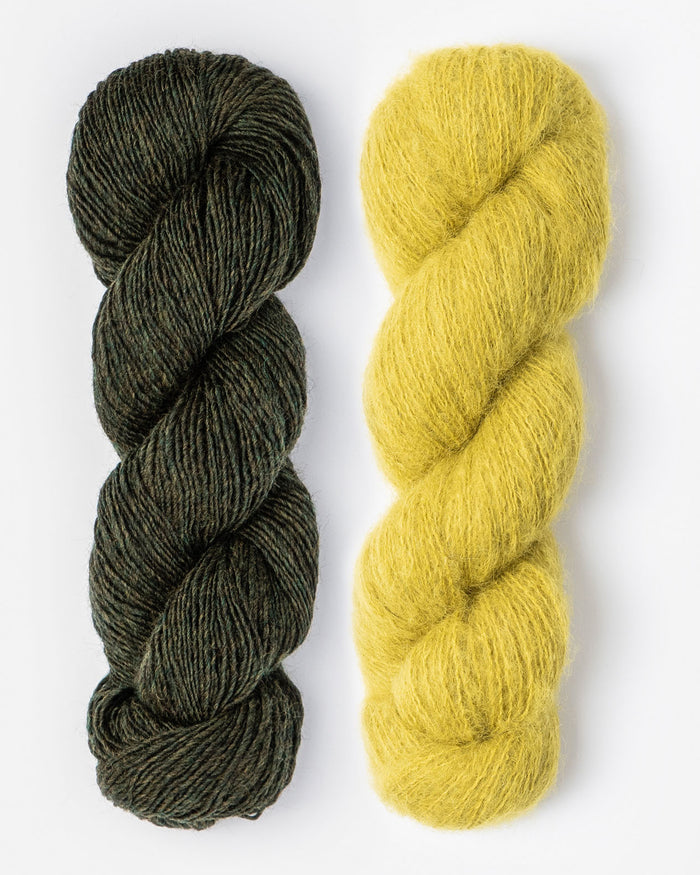 Knitting Kit / Wild Thyme & Katydid