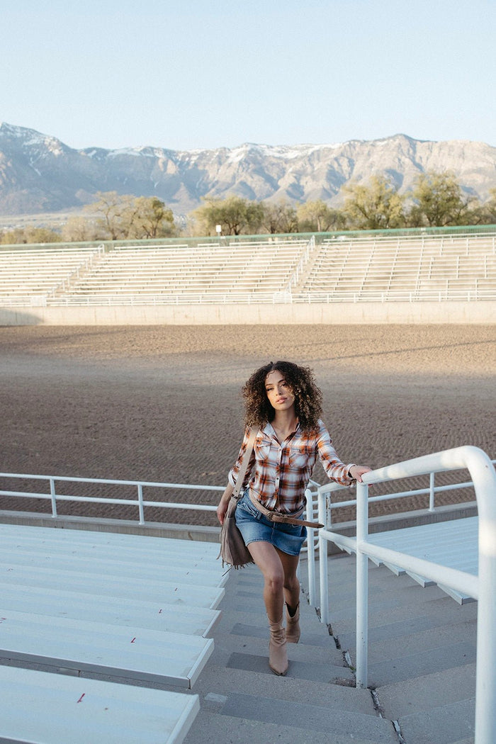 Outlaws Only Plaid Top - FINAL SALE