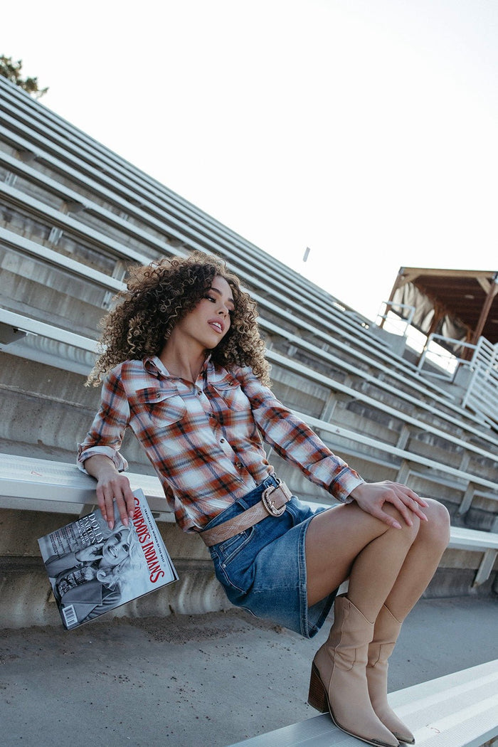 Outlaws Only Plaid Top - FINAL SALE