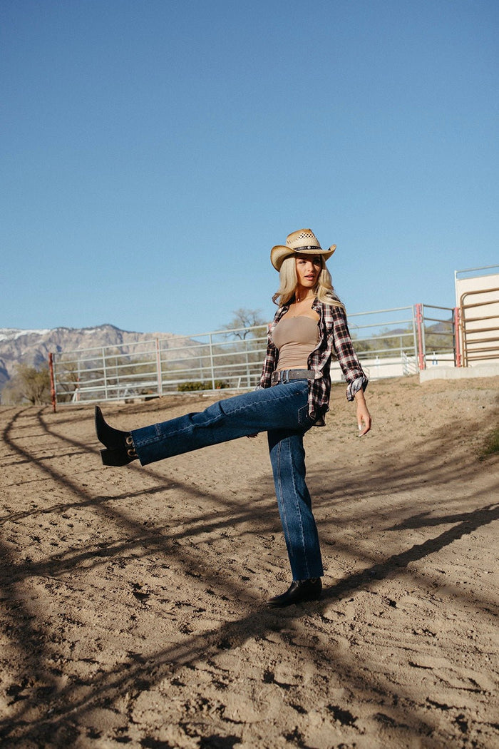 Outlaws Only Plaid Top - FINAL SALE