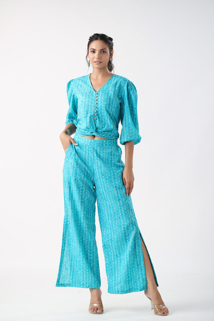 Palm Paradise Cotton Co-ord set