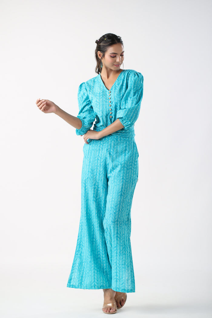 Palm Paradise Cotton Co-ord set