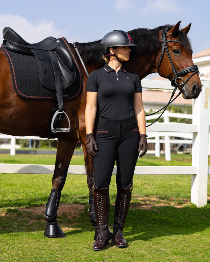 Paradiso Saddle Pad - Toucan Black