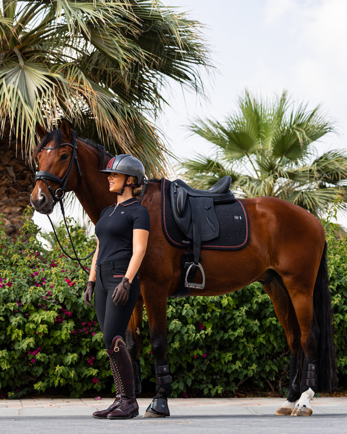 Paradiso Saddle Pad - Toucan Black