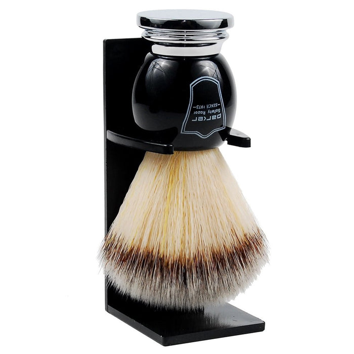Parker Black & Chrome Shaving Brush.