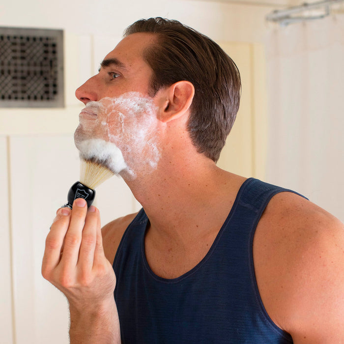 Parker Black & Chrome Shaving Brush.