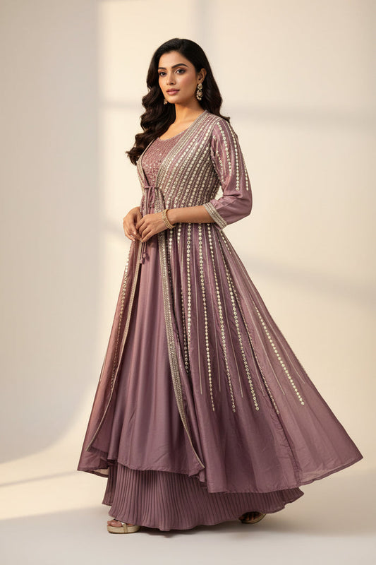 Party wear Lehenga set | crop top set - Kurti Connection USA