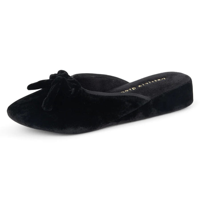 Patricia Green Bardot Velvet Slip-On Slipper