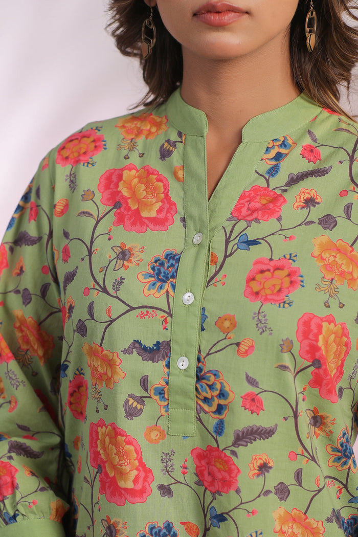 Peacock Panache Cotton Co-ord Set