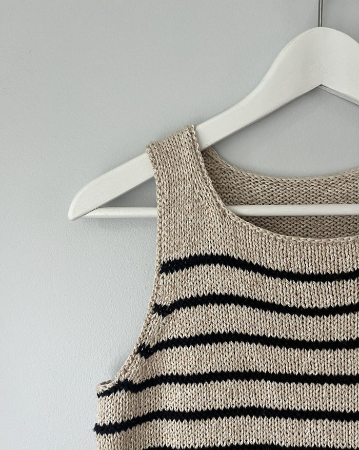 Perfect Striped Tank by SweaterFreak Knits