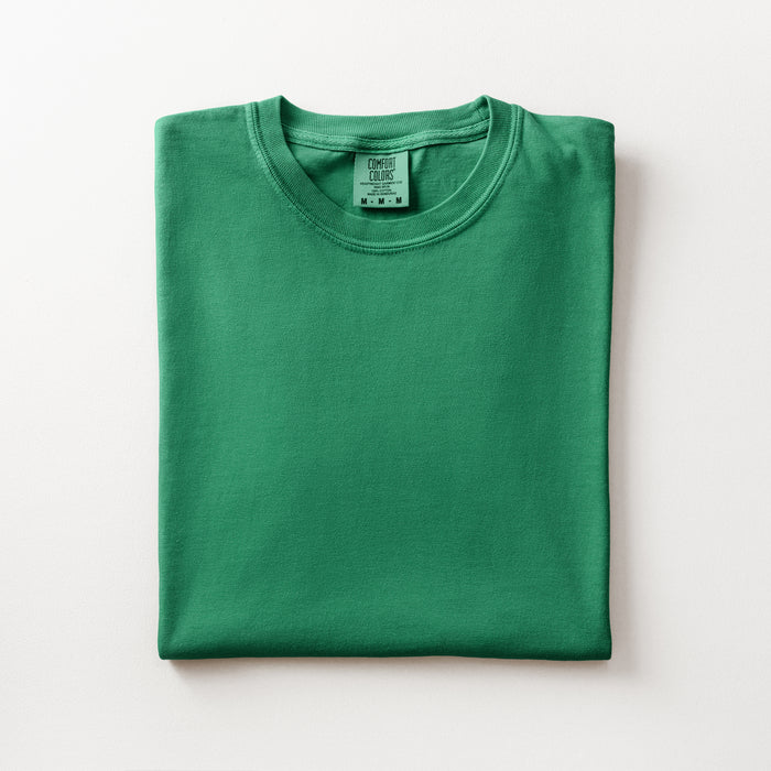 Personalized Embroidered Mahjong T-Shirt - Pagoda Crest - Comfort Colors Tee