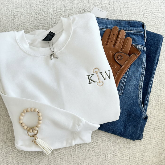 Personalized Equestrian Sweatshirt Mockup