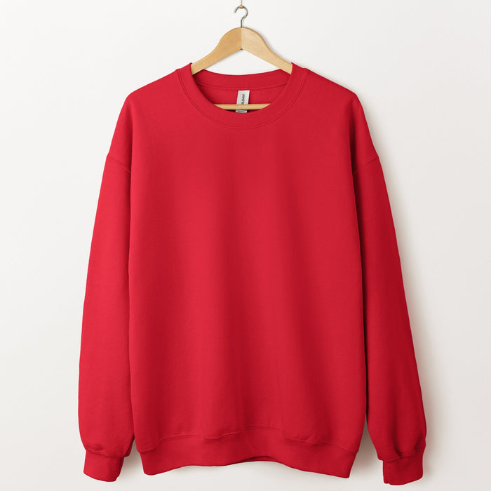 Gildan 18000 Cherry Red Mockup