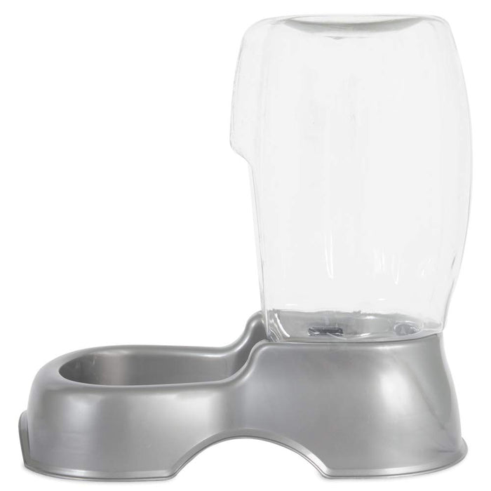 Petmate Pet Cafe Pet Waterer, 1/4 Gal, Pearl Lady Pink, Pearl Tan, 0.75 GAL