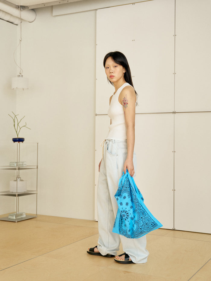 Pigment Square Bag - Blue