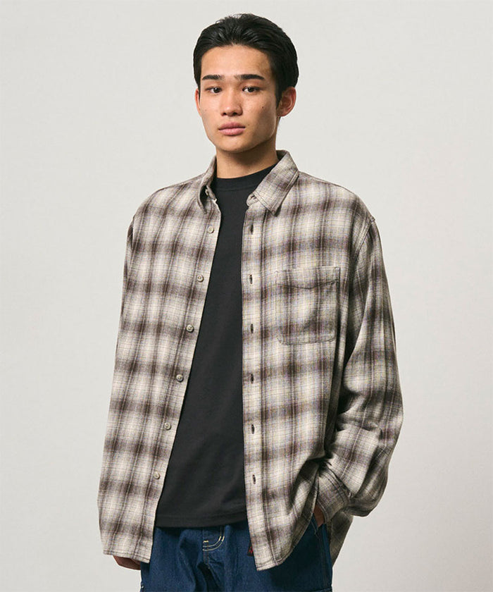 Piled Flannel Shirt