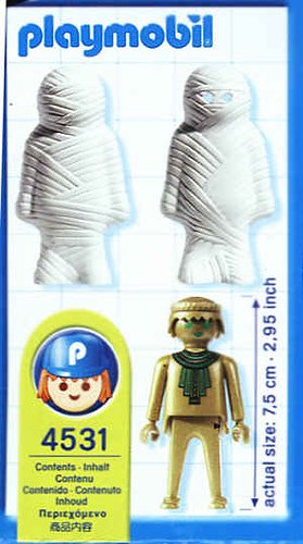 PLAYMOBIL 4531 SPECIAL PALS Egyptian Mummy with Gold Pharaoh - Open Box