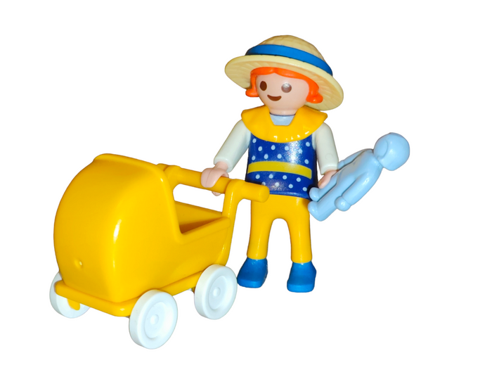 Playmobil 4584 Victorian Girl With Carriage