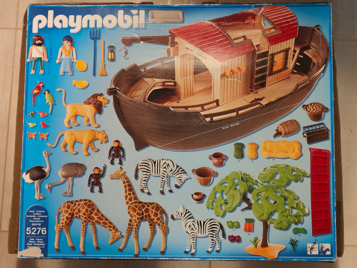 Playmobil 5276 Noah's Ark, Chimpanzee, Bird, Ostrich, Giraffe, Zebra, Lion