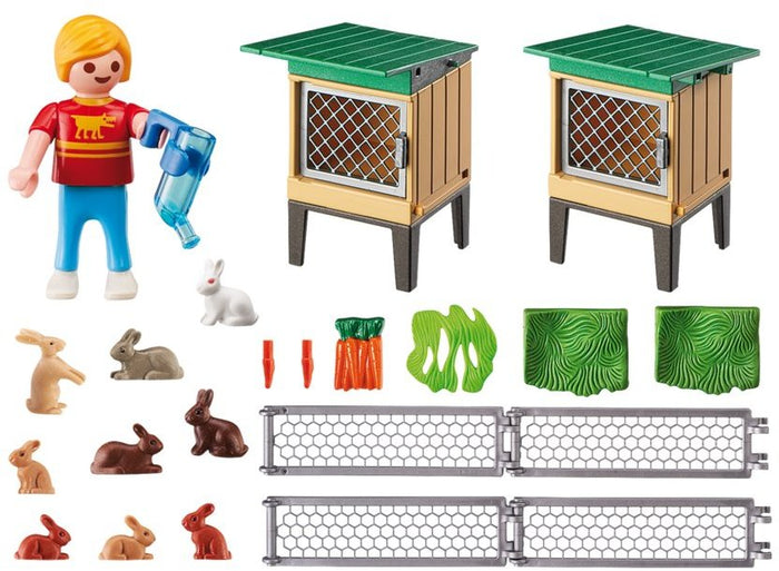 Playmobil 6140 Rabbit Pen with Hutch - BOXED