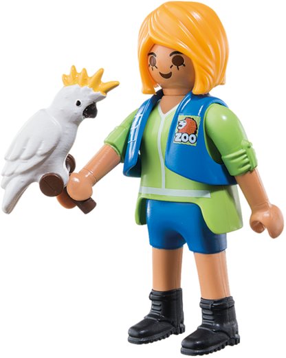 Playmobil 6830 Animal Trainer with Cockatoo