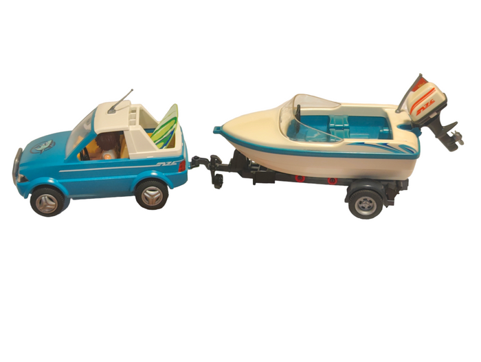 Playmobil 6864 Surfer Pickup with Speedboat