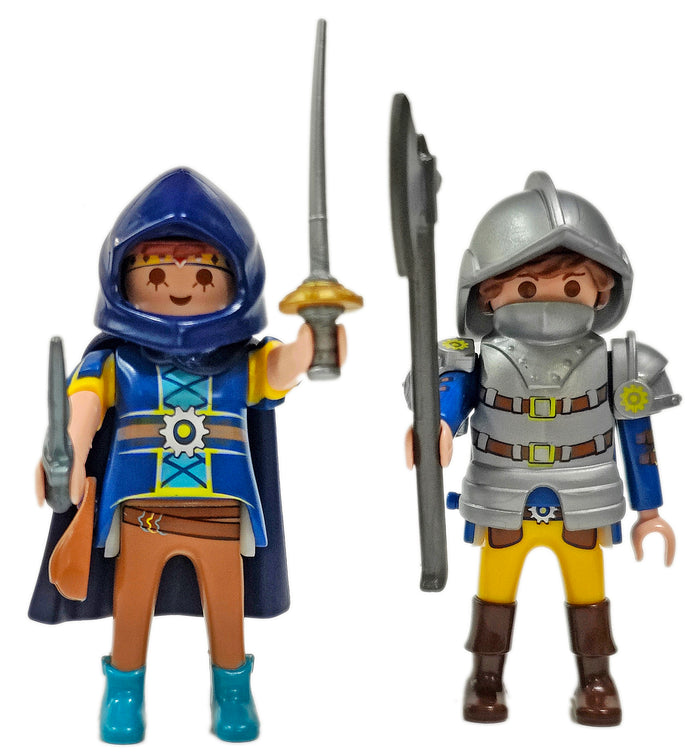 Playmobil 70225 Novelmore Wolf Team; 30 00 5374 Will Winwater and 30 14 1192 Gwynn Gantwick