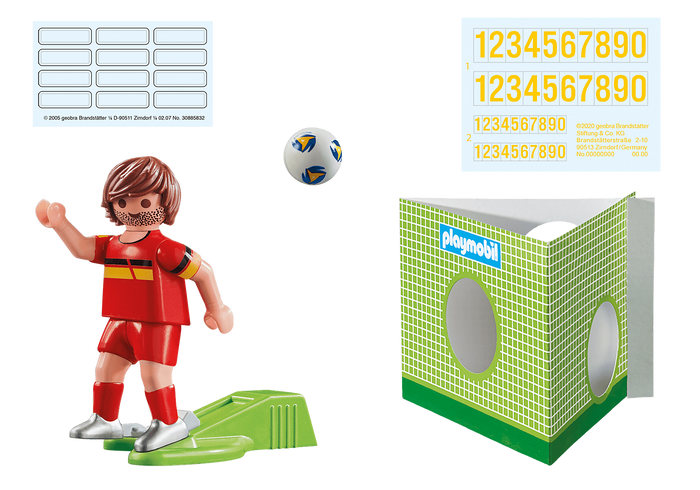 Playmobil 70483 Euro 2020 2021 Player Team Belgium Soccer Football Belgique
