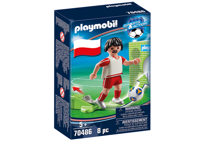 Playmobil 70486 Euro 2020 2021 Player Team Poland Soccer Football Polska
